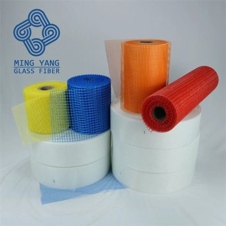 Vattentät söm Glasfiber Tyg Fiber Gips Mesh fog Blå Tejp