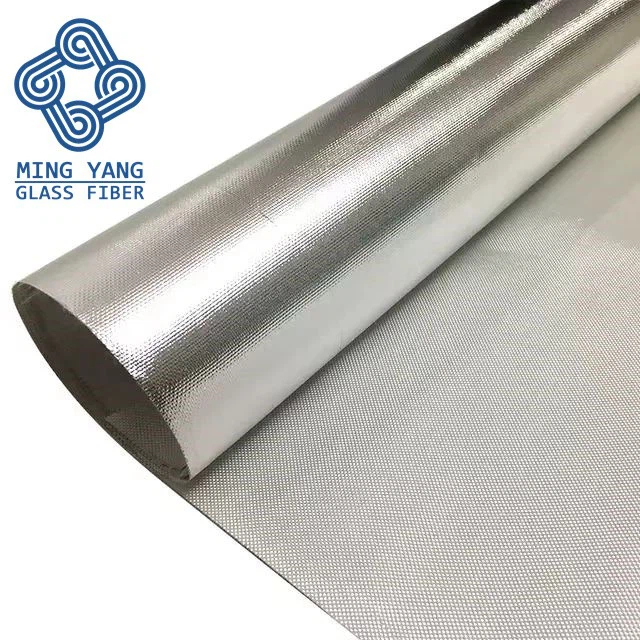 Aluminum Film Coated Fiberglass Cloth 0.2mm